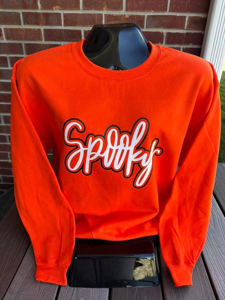 Spooky Cursive (Tee, Sweatshirt, or Long-Sleeve)