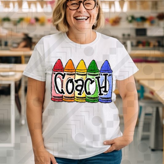 Coach Primary Crayons