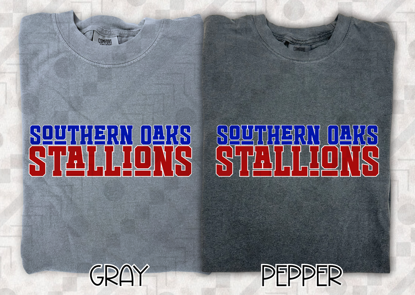 Southern Oaks Stallions Funky Font