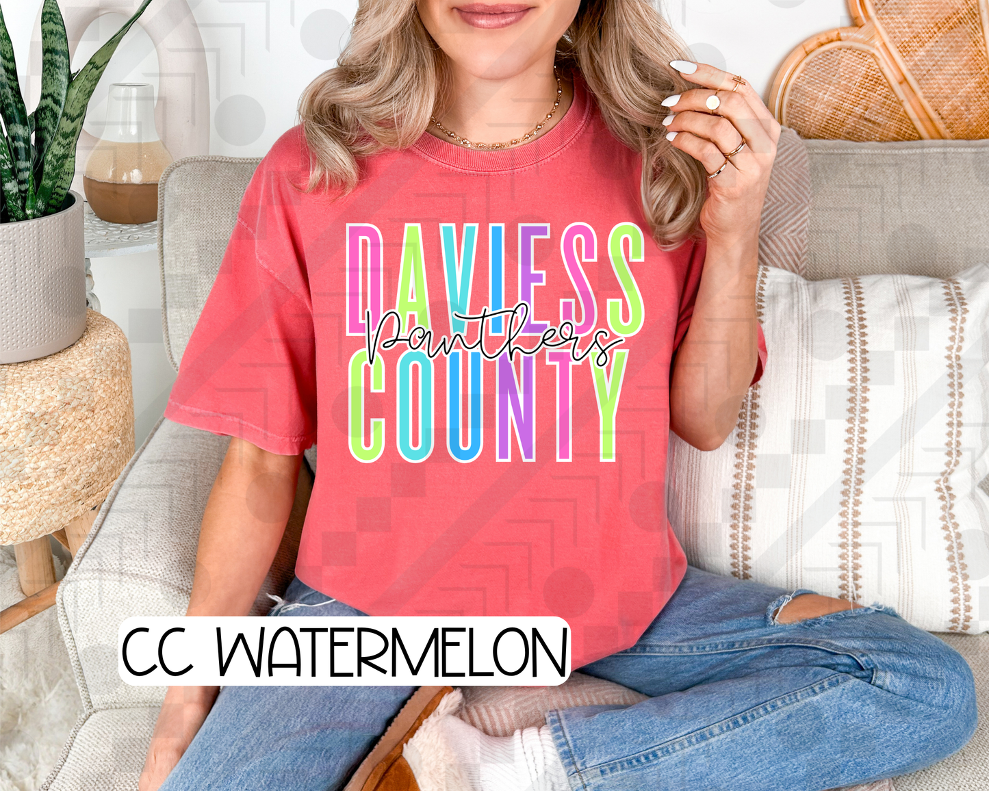 Neon Spaced Mascot Schools (Tee, Sweatshirt, or Long-Sleeve)
