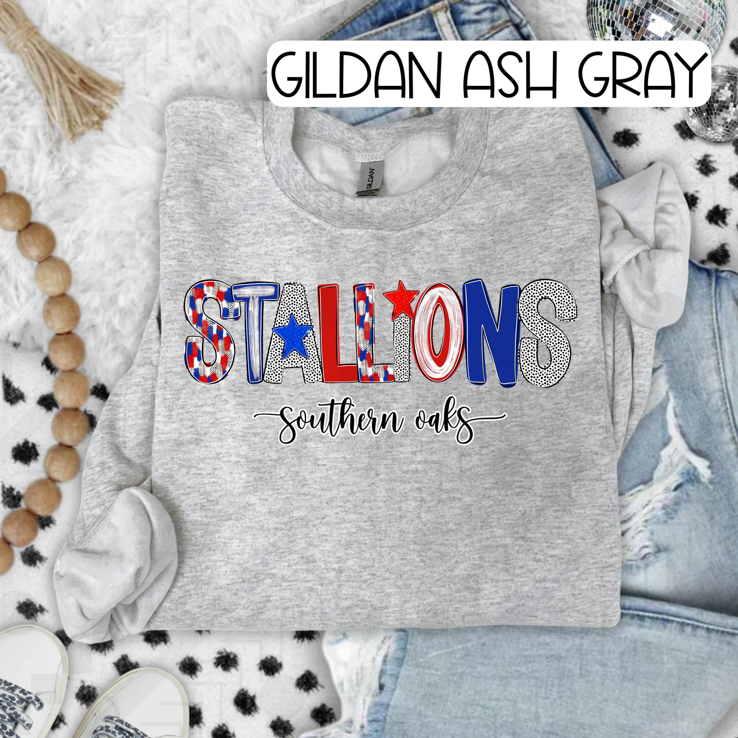 Preppy Poppy Foil Schools (Tee, Sweatshirt, or Long-Sleeve)