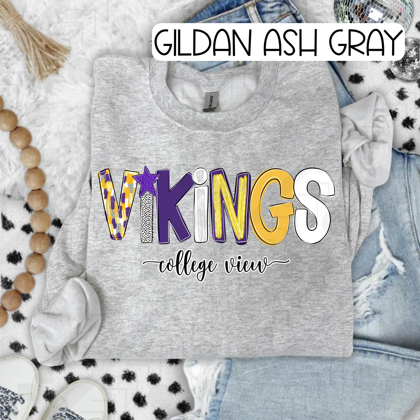 Preppy Poppy Foil Schools (Tee, Sweatshirt, or Long-Sleeve)