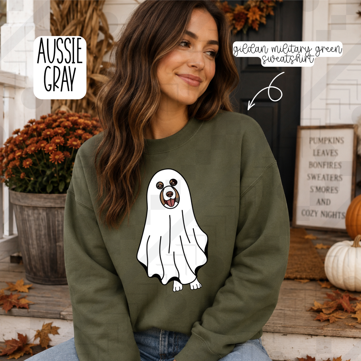 Ghost Dog Breeds (Tee, Sweatshirt, or Long-Sleeve)