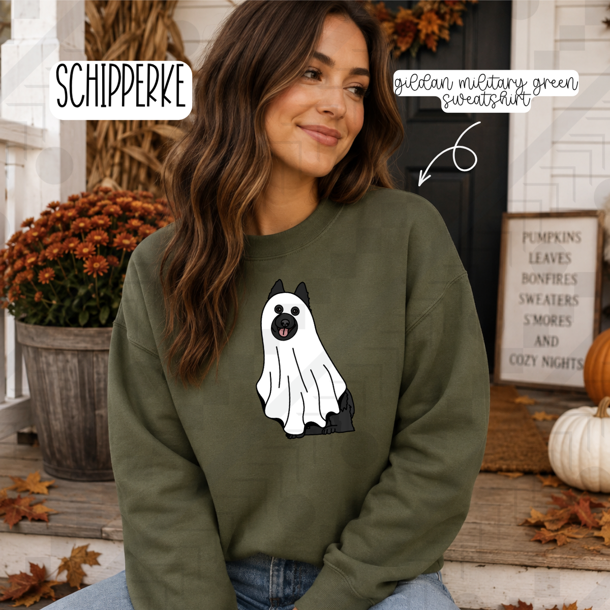 Ghost Dog Breeds (Tee, Sweatshirt, or Long-Sleeve)