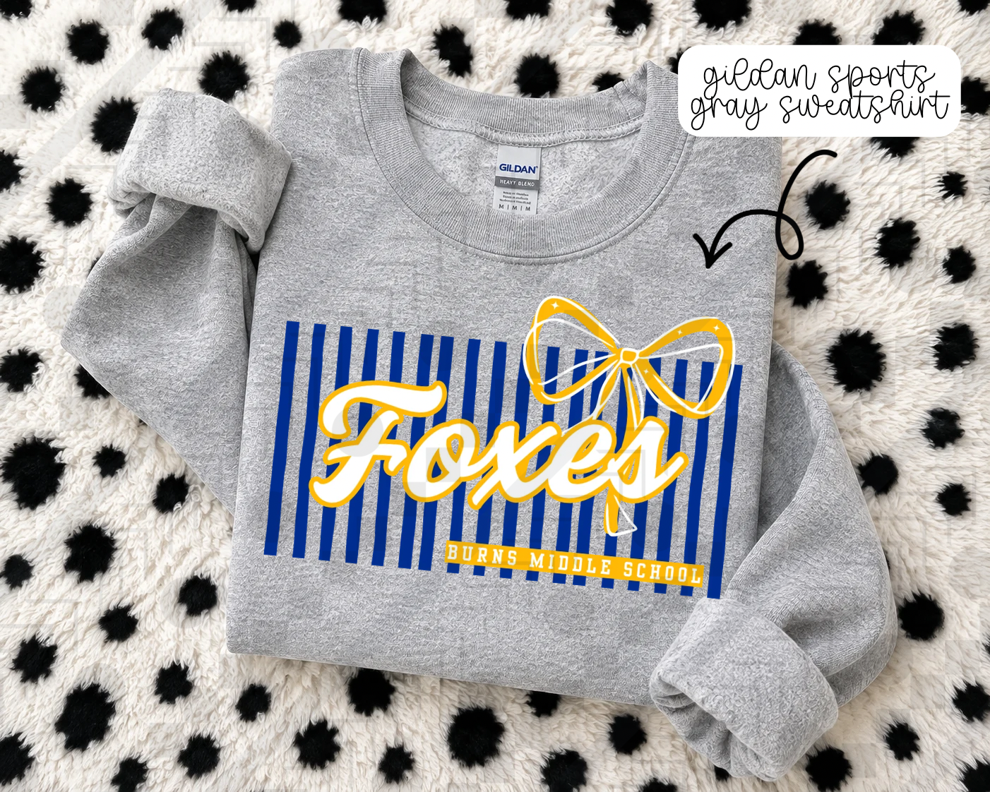 Stripe Bow/No Bow Schools (Tee, Sweatshirt, or Long-Sleeve)