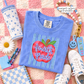 Blue Gingham Apple Grades (Tee, Sweatshirt, or Long-Sleeve)