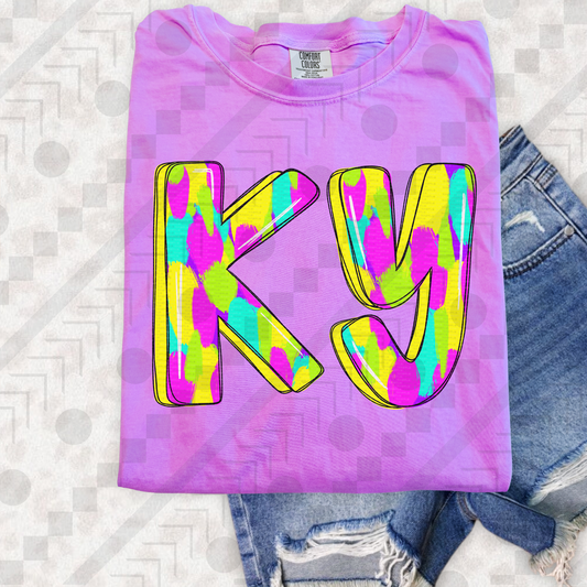 Neon Brushstroke KY *PLK