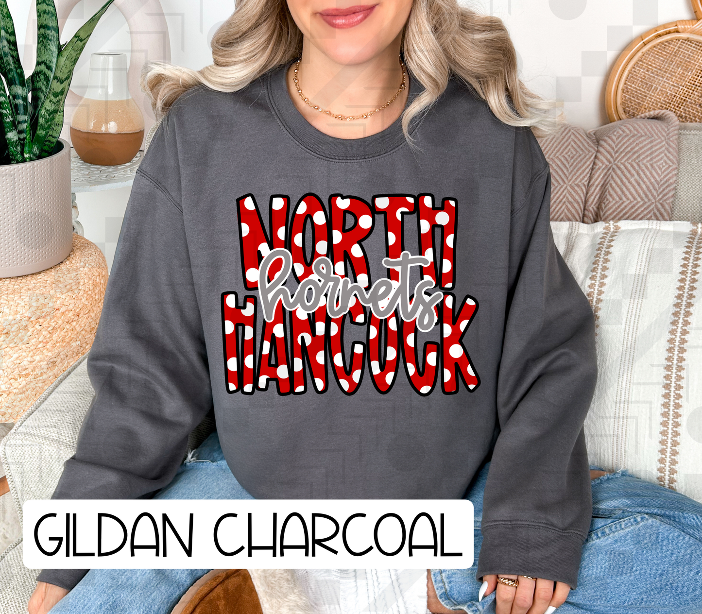 Polka Dot Doodle Schools (Tee, Sweatshirt, or Long-Sleeve)