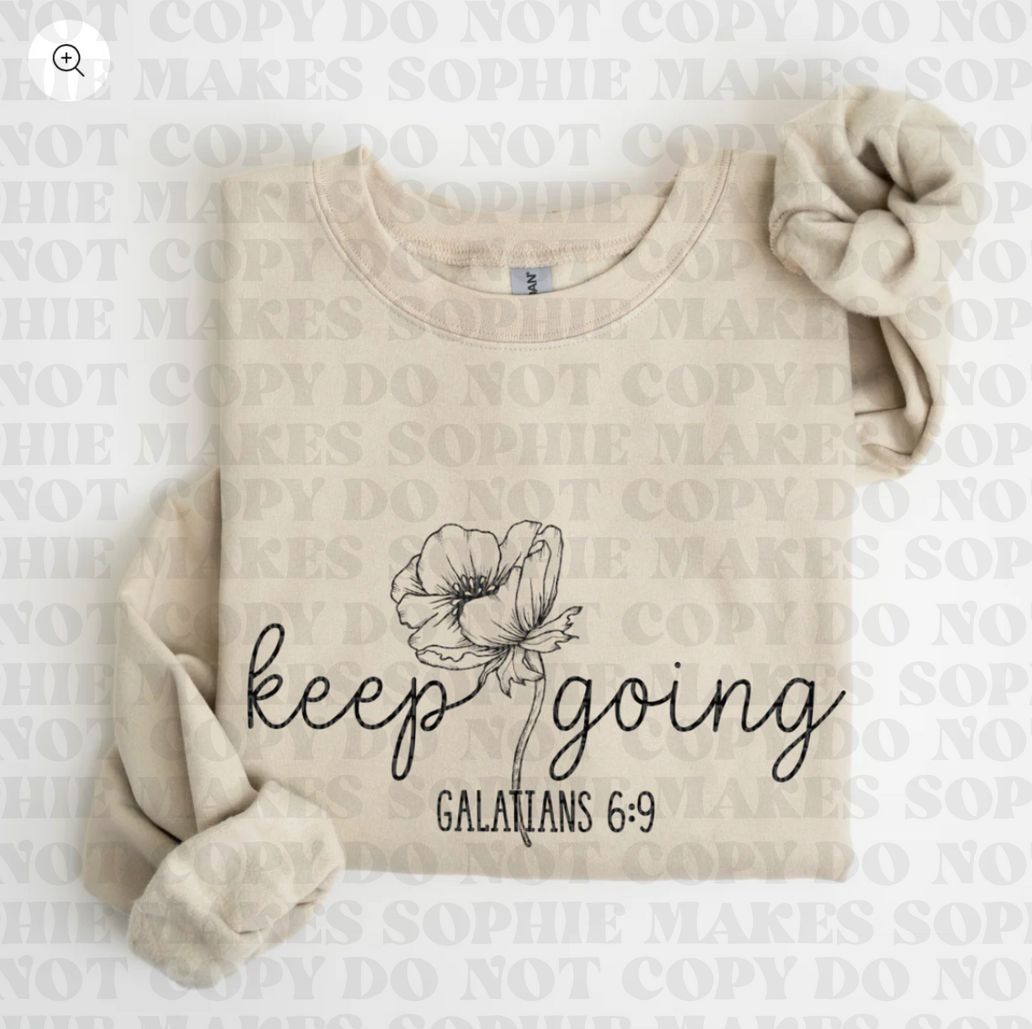Keep Going (Black) (Tee, Sweatshirt, or Long-Sleeve)