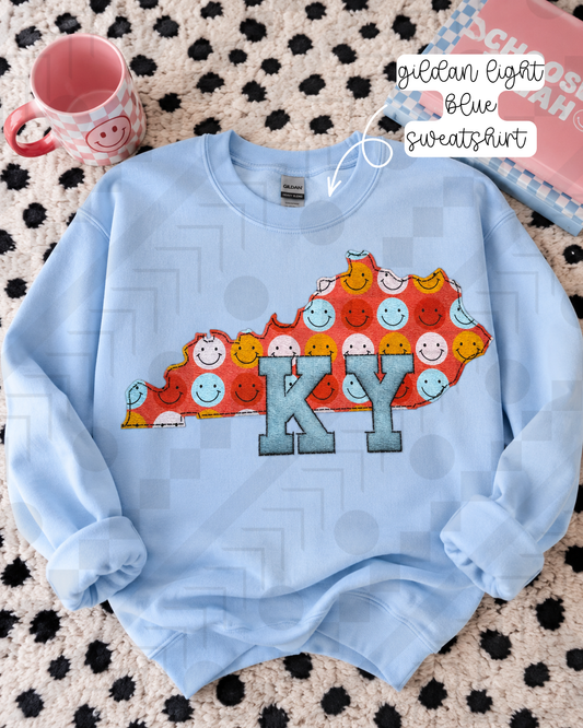 Faux KY Smilies (Tee, Sweatshirt, or Long-Sleeve)