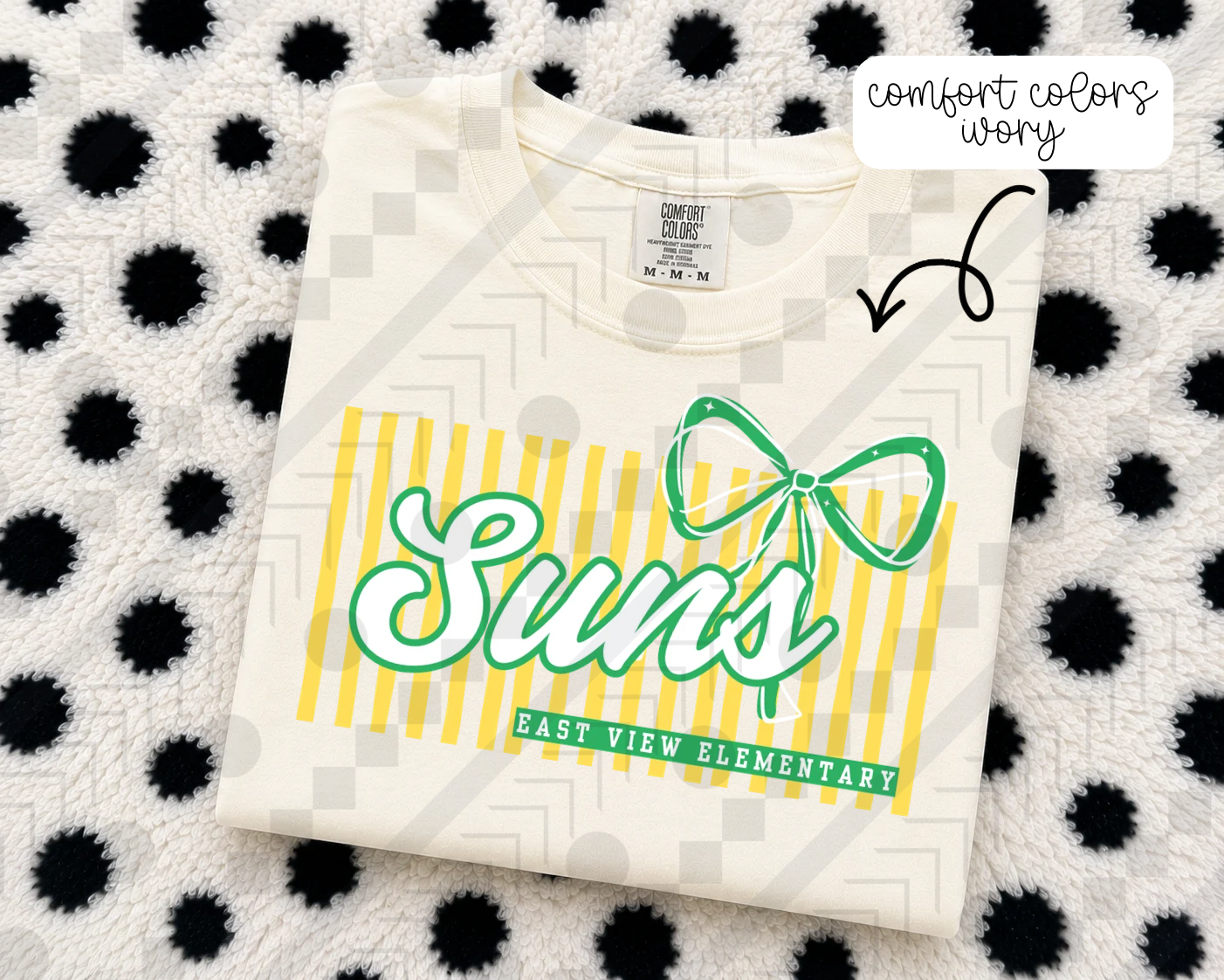 Stripe Bow/No Bow Schools (Tee, Sweatshirt, or Long-Sleeve)