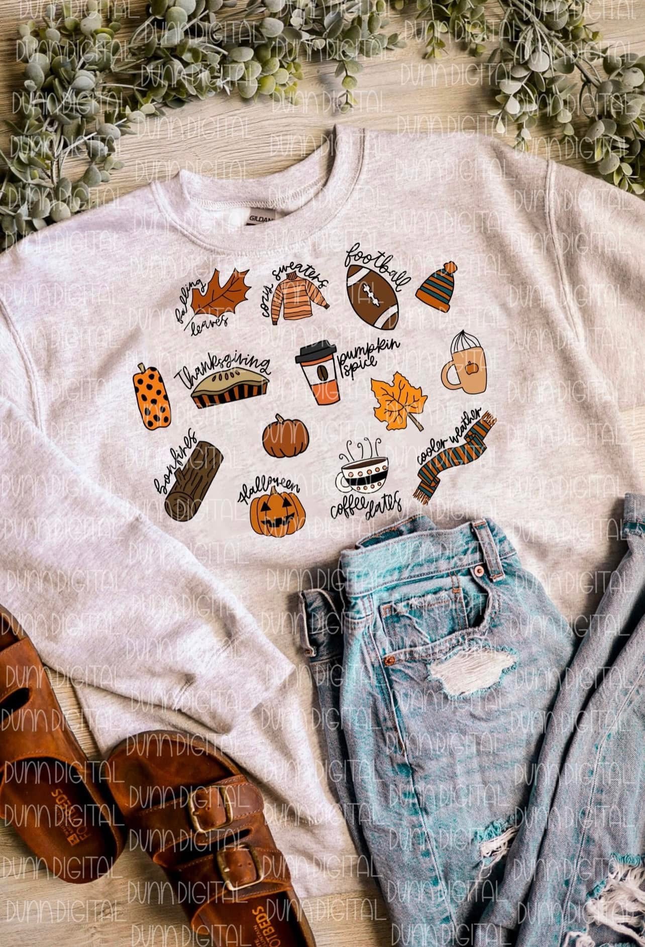 Fall Collage (Tee, Sweatshirt, or Long-Sleeve)