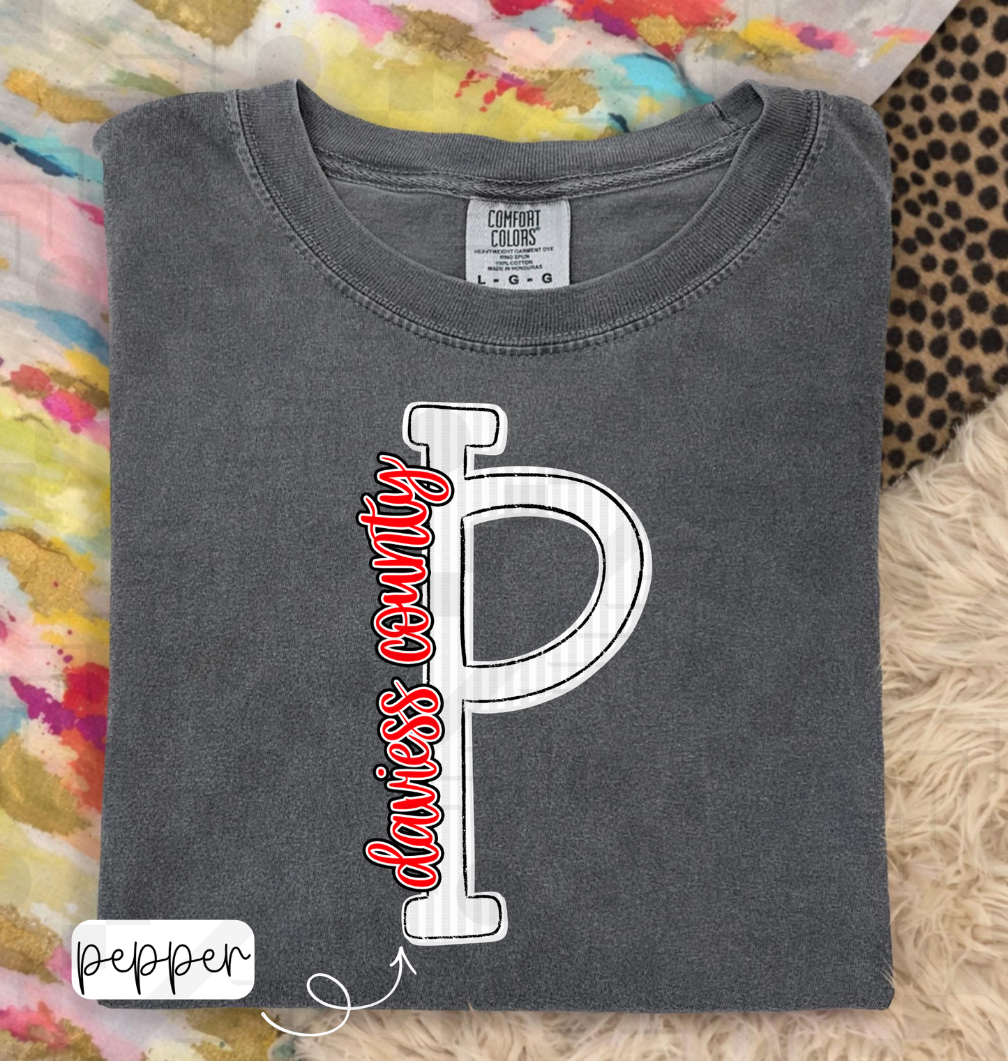 Seersucker Initial Schools (Tee, Long-Sleeve, or Sweatshirt)