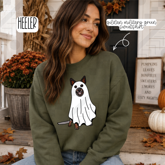 Ghost Dog Breeds (Tee, Sweatshirt, or Long-Sleeve)