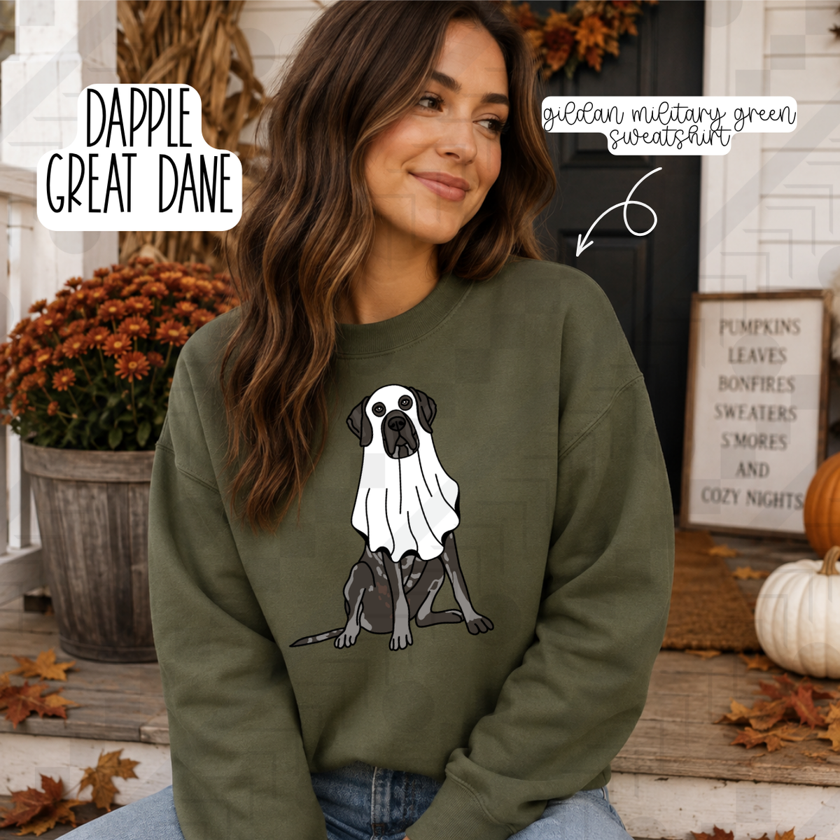 Ghost Dog Breeds (Tee, Sweatshirt, or Long-Sleeve)