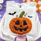 Faux Yarn Jack O’ Latern (Tee, Sweatshirt, or Long-Sleeve)