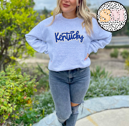 Kentucky Cursive Polka Dots (Tee, Sweatshirt, or Long-Sleeve)