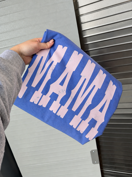 Light Pink Mama Western Comfort Colors Tee