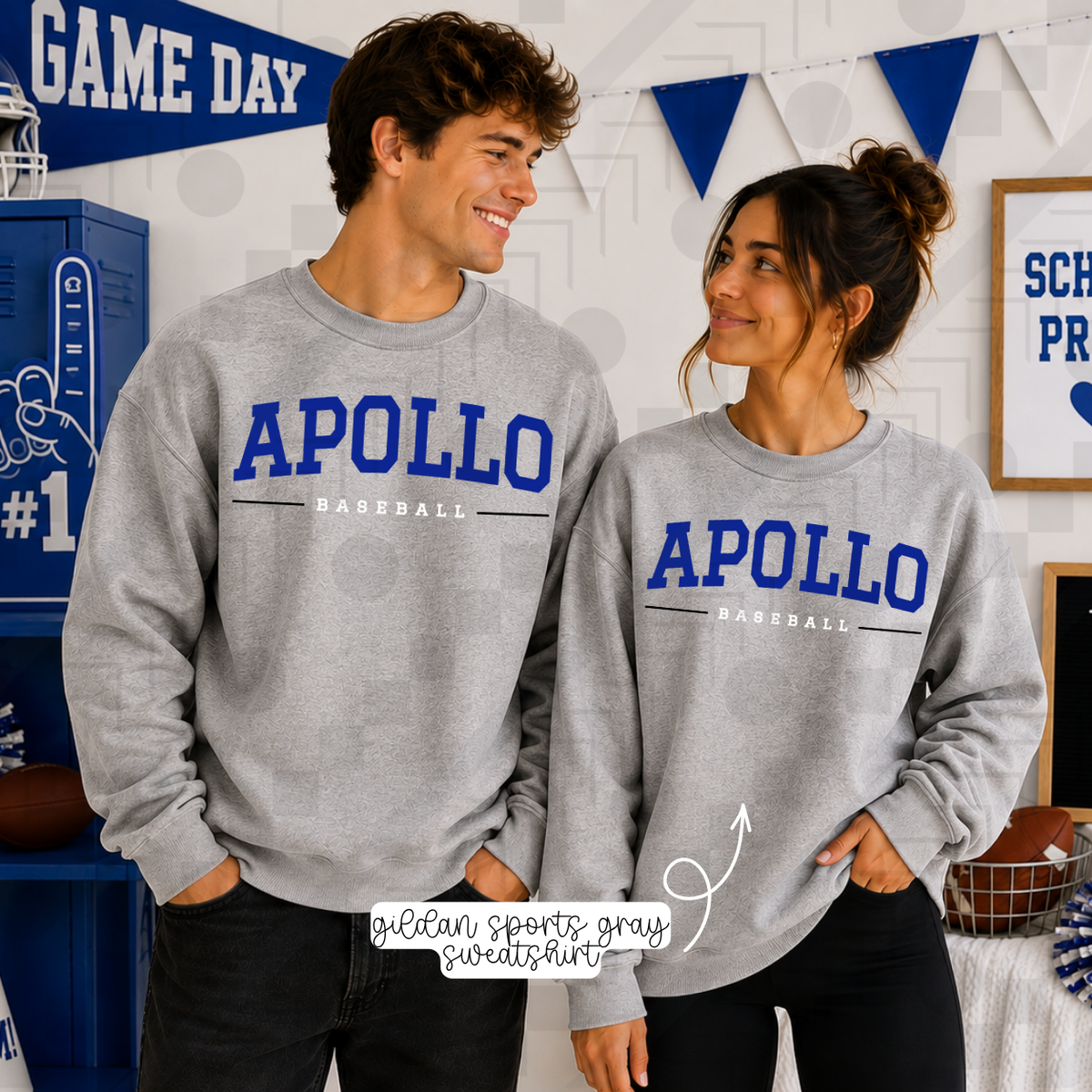Letterman School Sports (Tee, Sweatshirt, or Long-Sleeve)