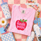 Pink Gingham Apple Grades (Tee, Sweatshirt, or Long-Sleeve)