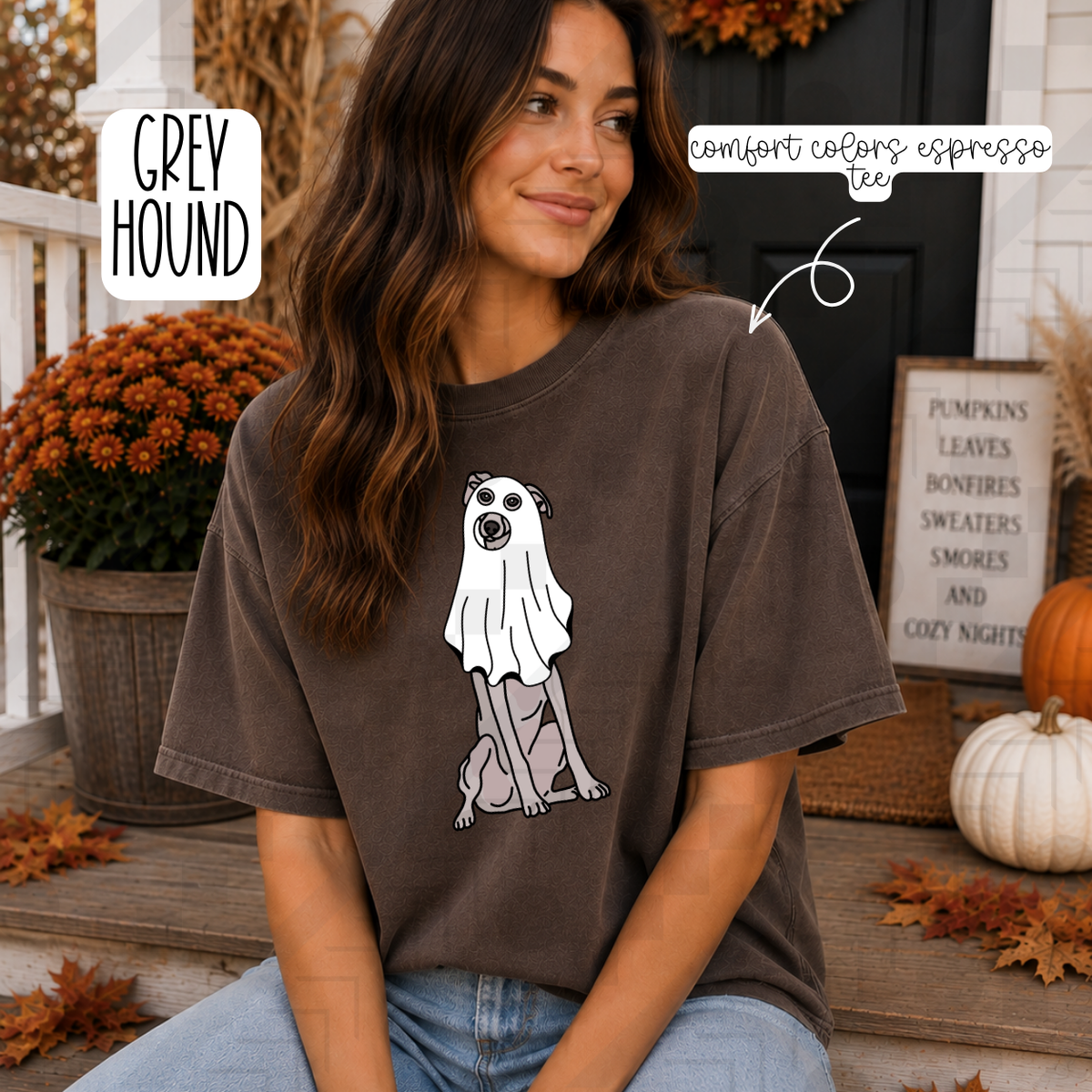 Ghost Dog Breeds (Tee, Sweatshirt, or Long-Sleeve)