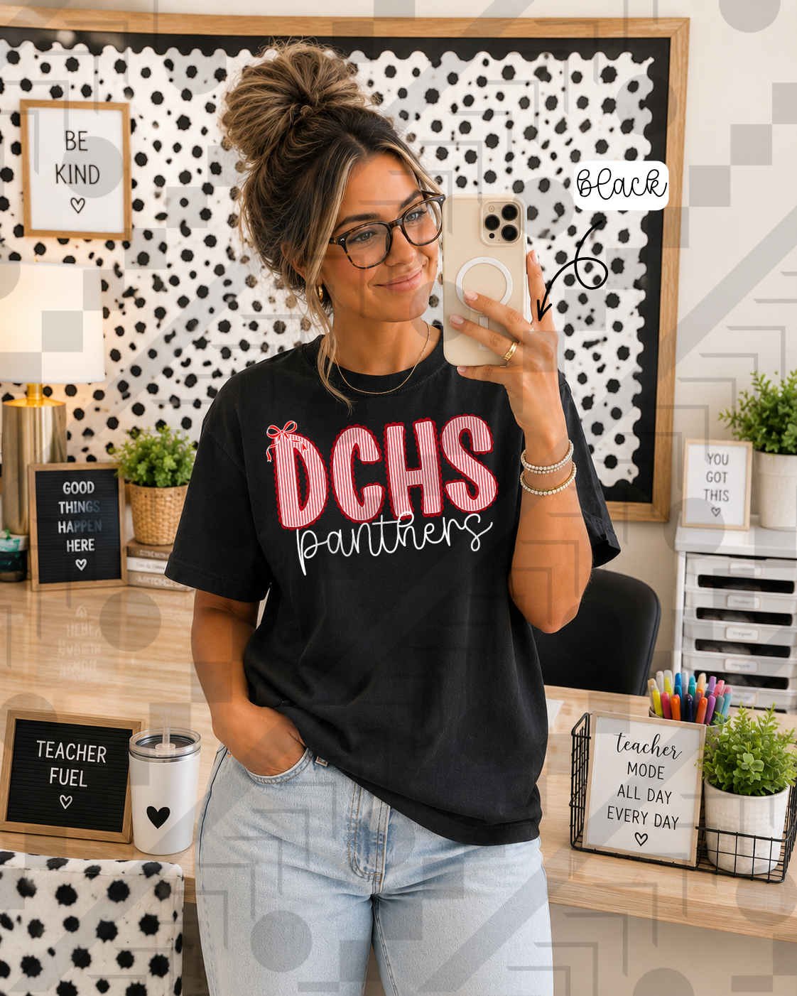 Scalloped Seersucker Varsity Schools (Tee, Sweatshirt, or Long-Sleeve)