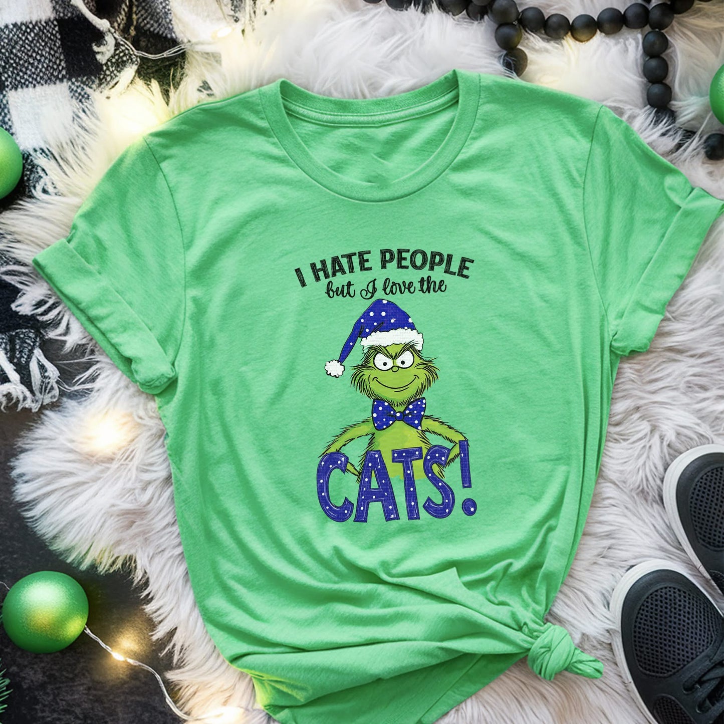I Hate People, But I Love The Cats (Tee, Sweatshirt, or Long-Sleeve)