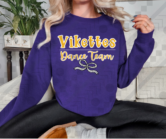 Vikettes Dance Team Dots Bow