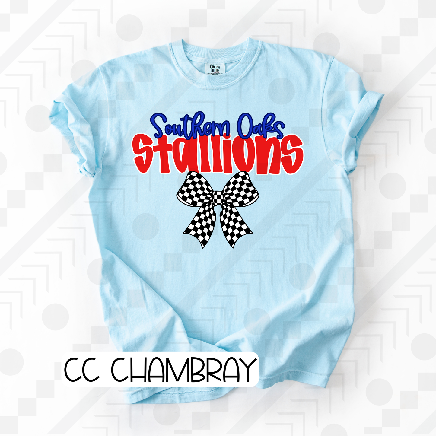 Checker Bow Schools (Tee, Sweatshirt, or Long-Sleeve)