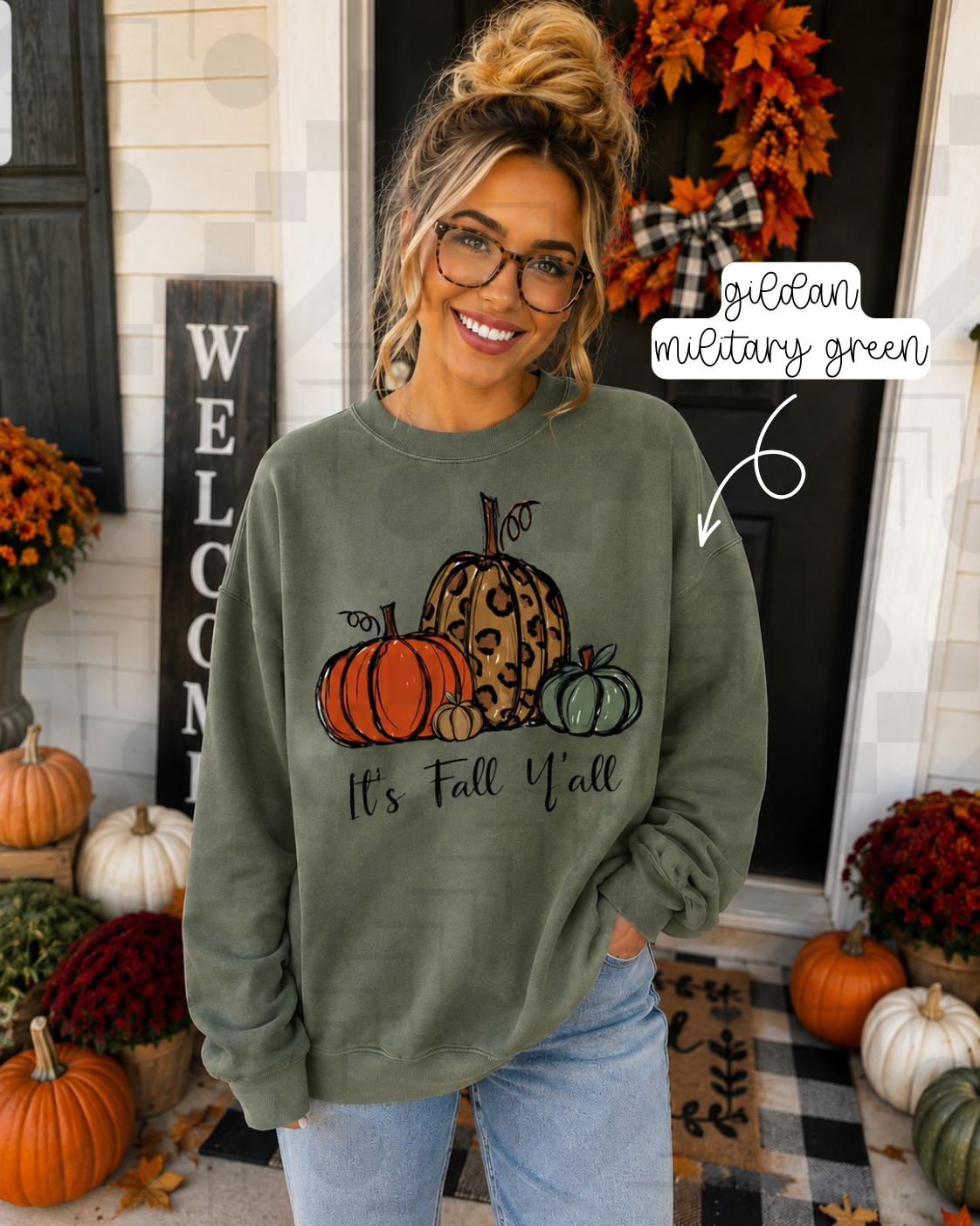 It’s Fall Y’all (Tee, Sweatshirt, or Long-Sleeve)