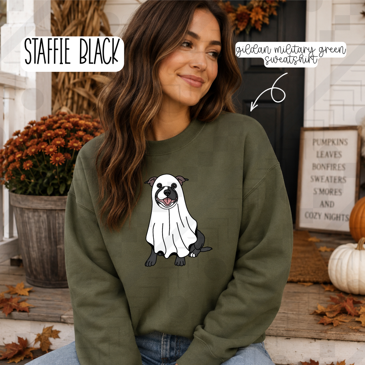 Ghost Dog Breeds (Tee, Sweatshirt, or Long-Sleeve)