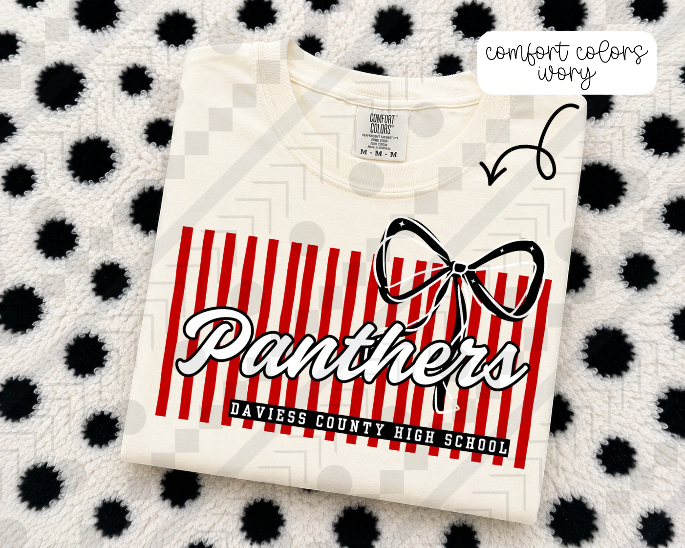 Stripe Bow/No Bow Schools (Tee, Sweatshirt, or Long-Sleeve)