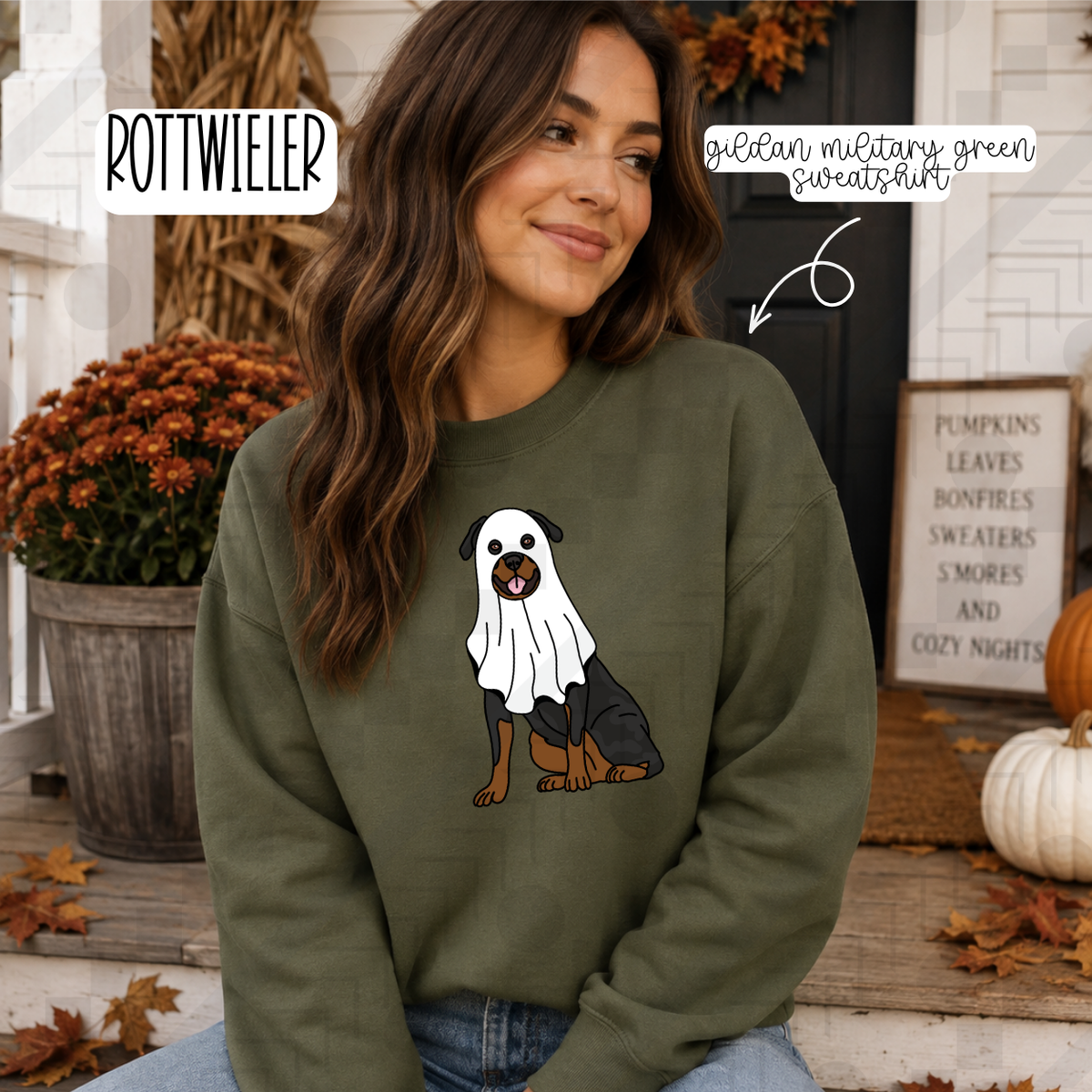 Ghost Dog Breeds (Tee, Sweatshirt, or Long-Sleeve)