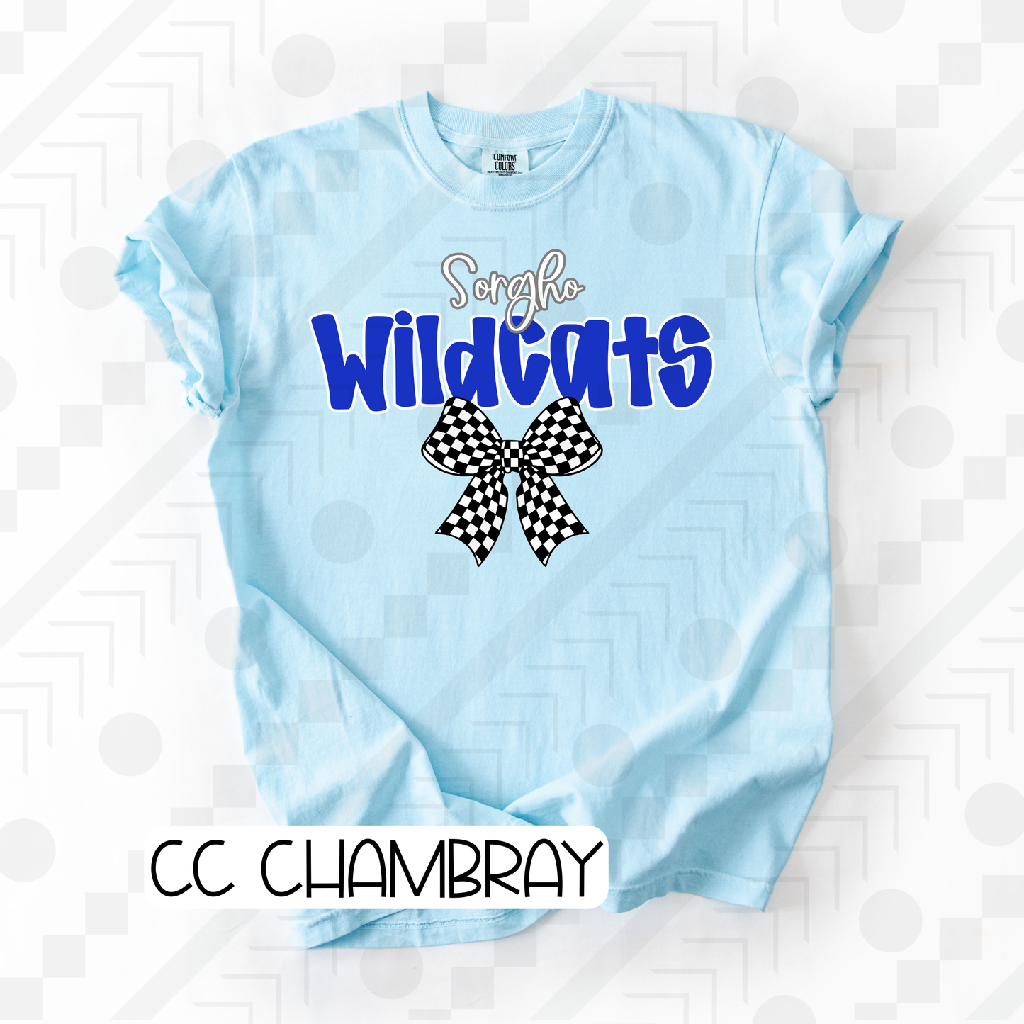 Checker Bow Schools (Tee, Sweatshirt, or Long-Sleeve)