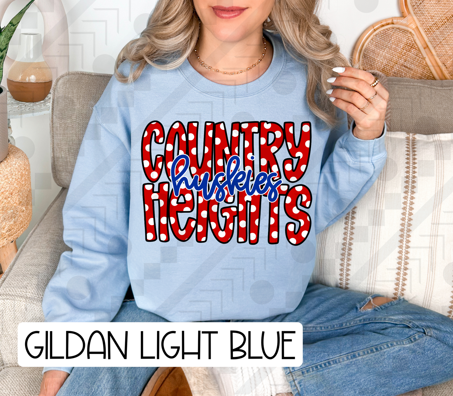 Polka Dot Doodle Schools (Tee, Sweatshirt, or Long-Sleeve)