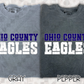Ohio County Eagles Funky Font