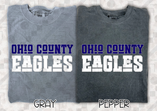 Ohio County Eagles Funky Font