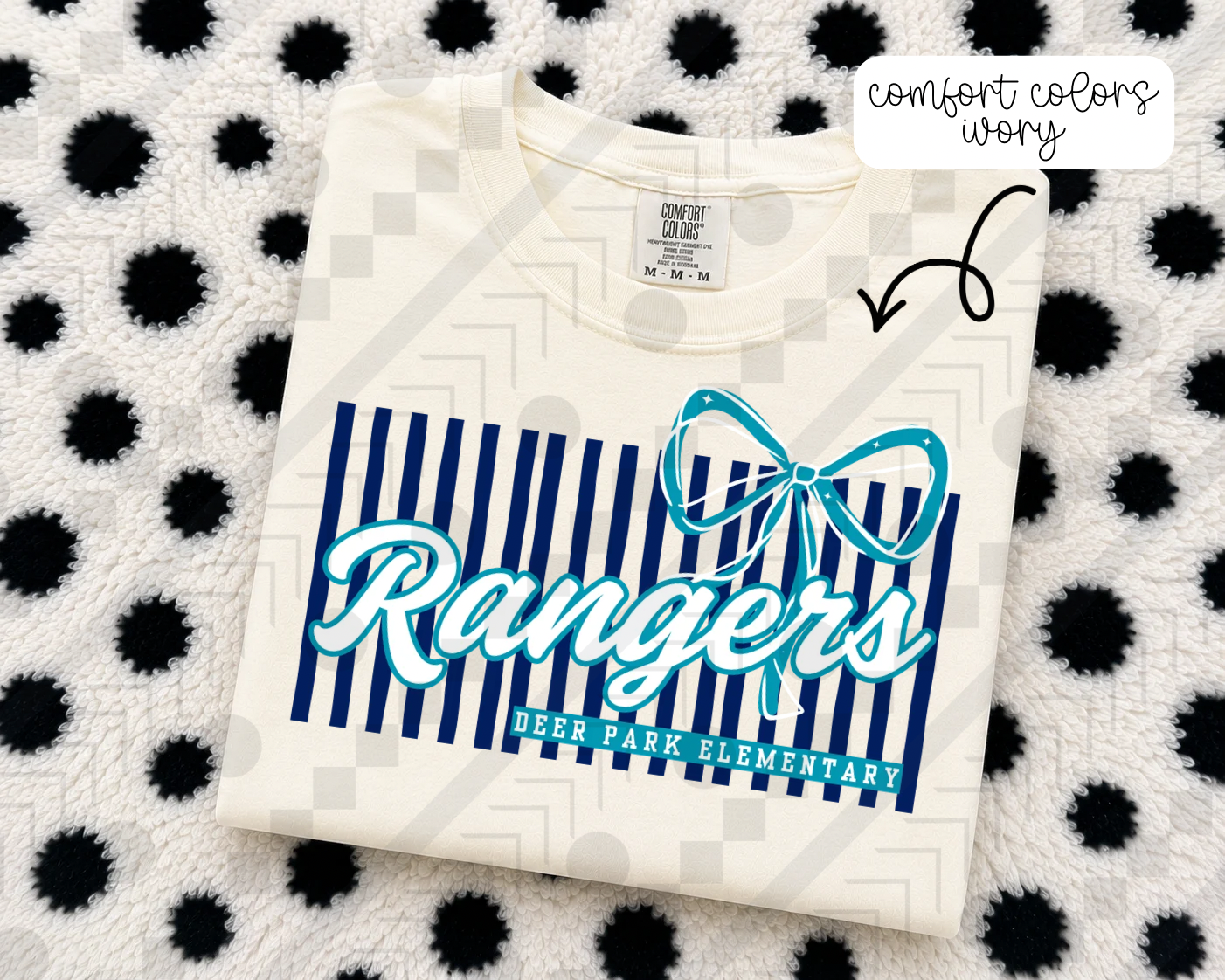 Stripe Bow/No Bow Schools (Tee, Sweatshirt, or Long-Sleeve)