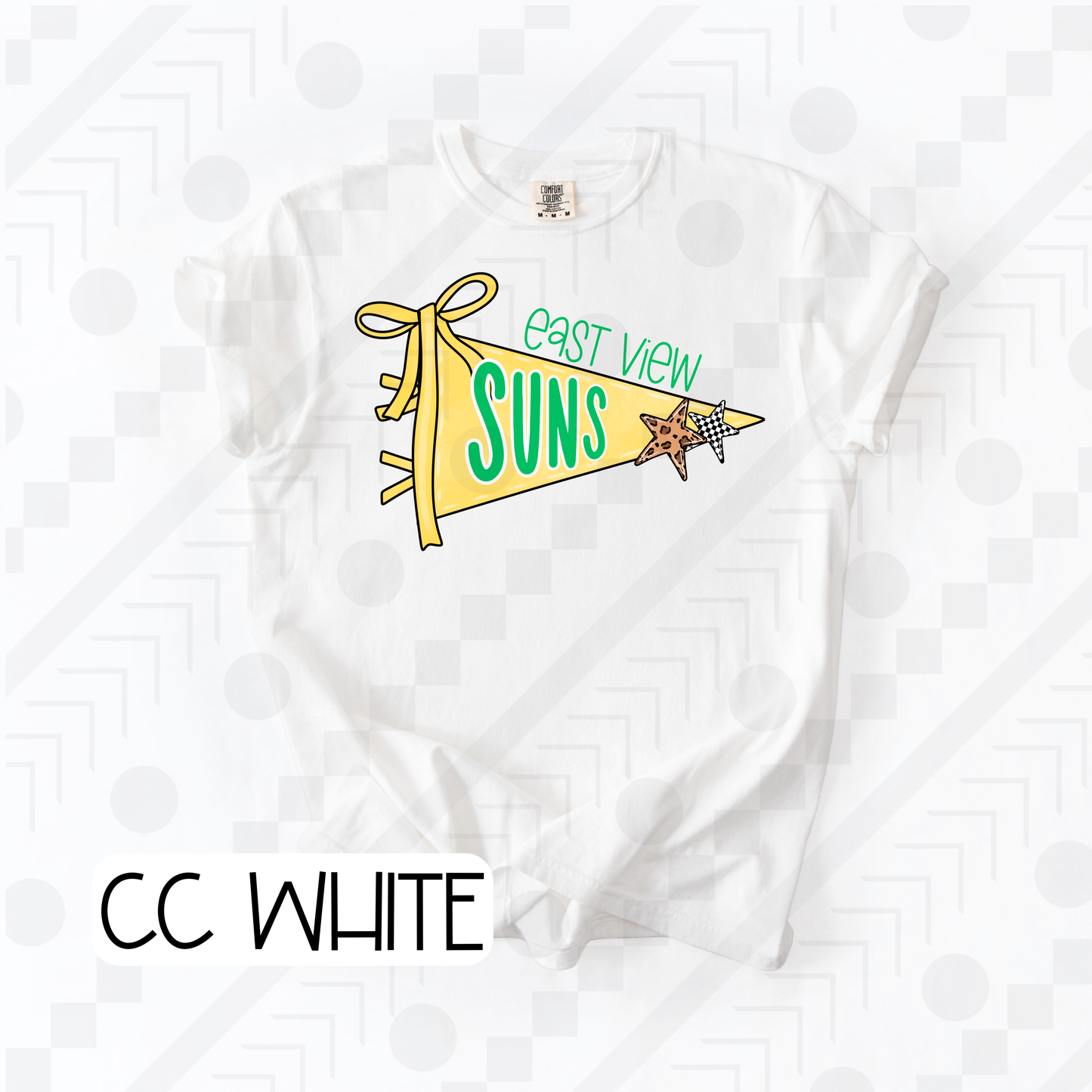 Cheetah Pennant Schools (Tee, Sweatshirt, or Long-Sleeve)