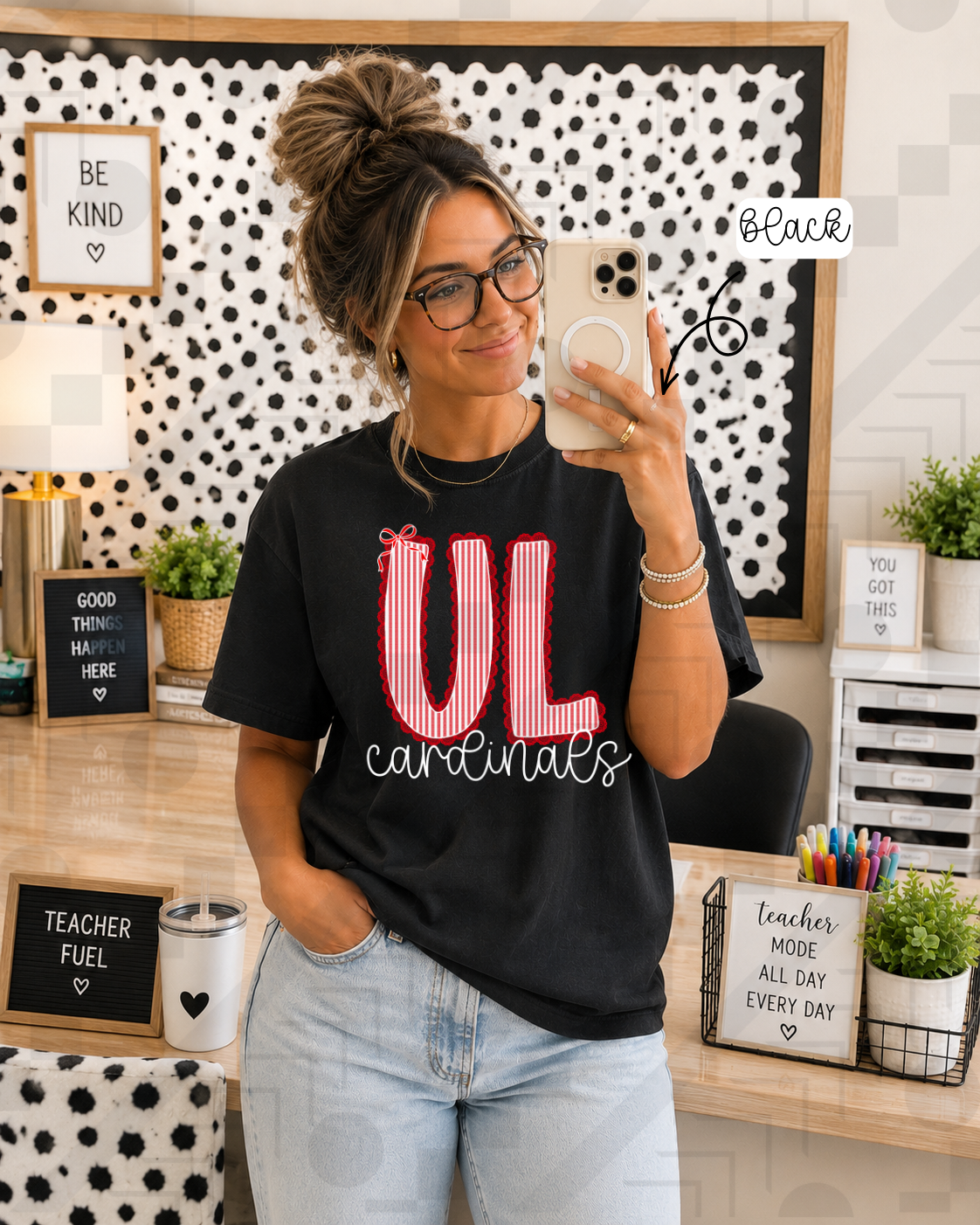 Scalloped Seersucker Varsity Schools (Tee, Sweatshirt, or Long-Sleeve)