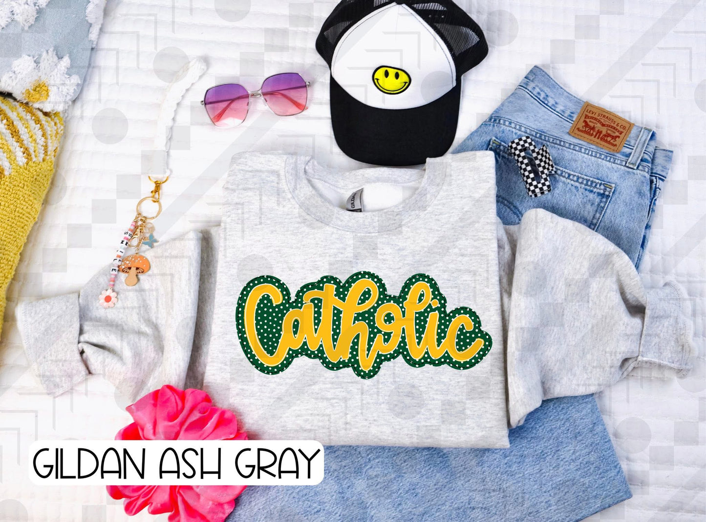 Catholic Fa Dot (Tee, Sweatshirt, or Long-Sleeve)