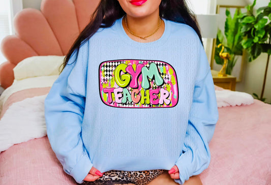 Gym Teacher Diamond/Brushstroke