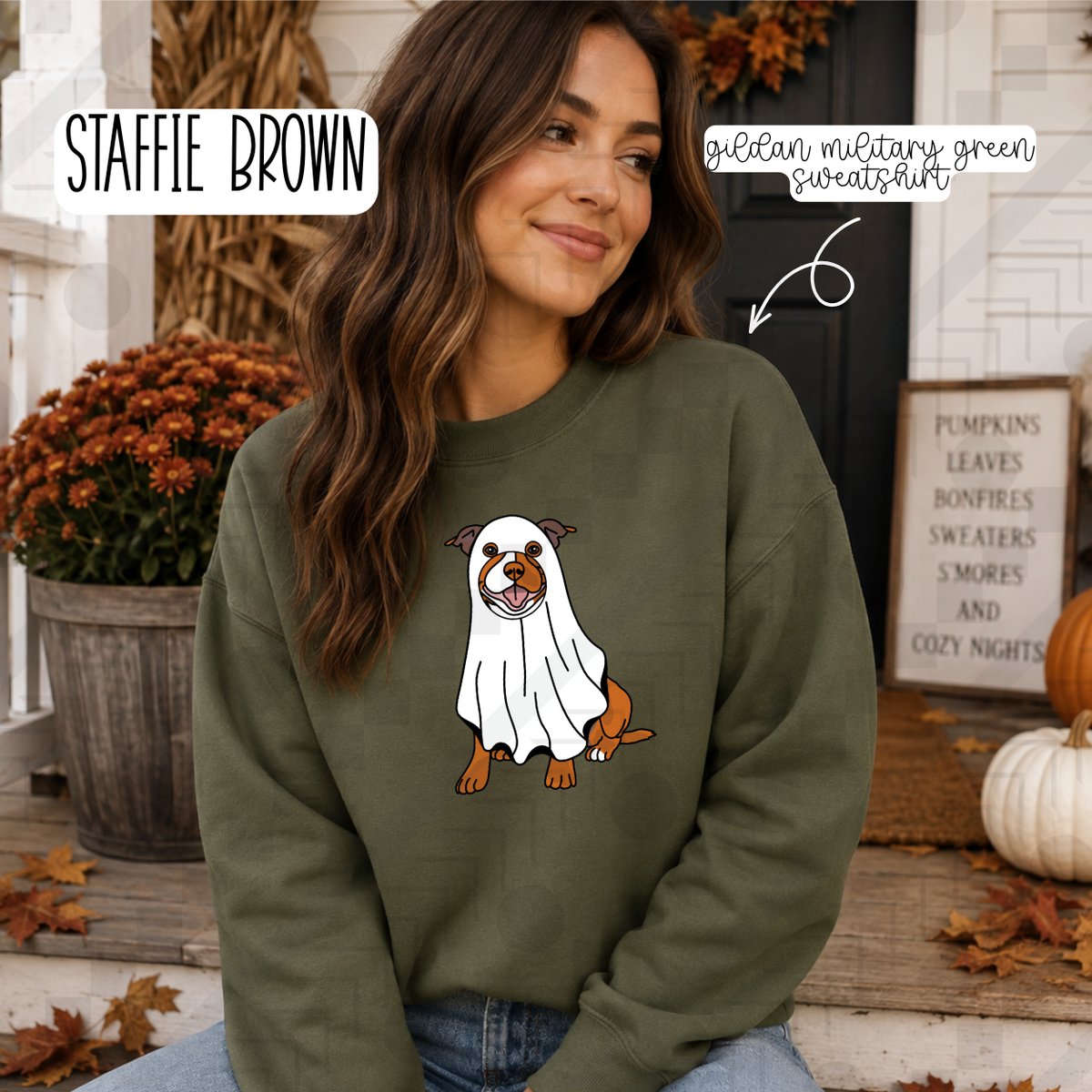 Ghost Dog Breeds (Tee, Sweatshirt, or Long-Sleeve)