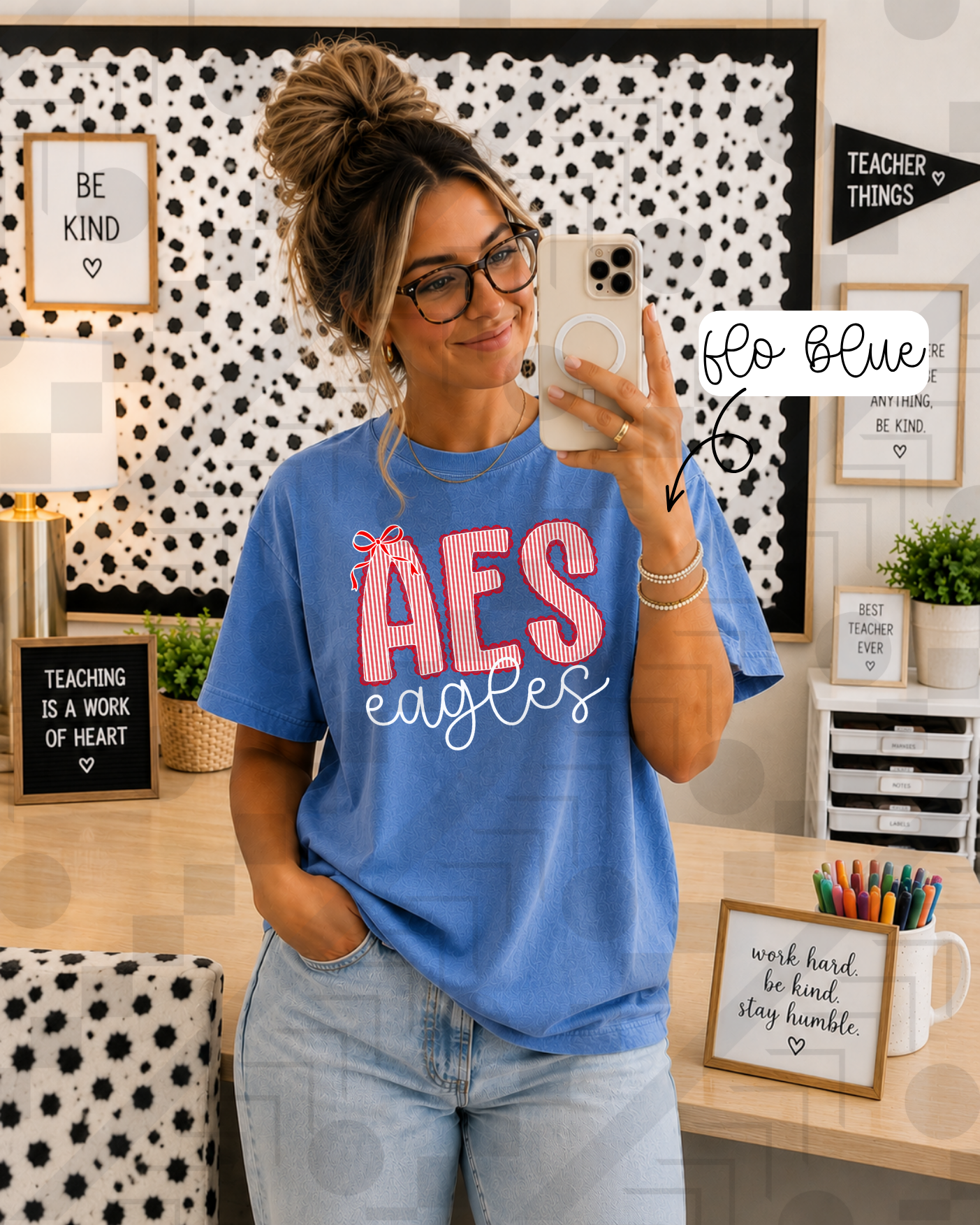 Scalloped Seersucker Varsity Schools (Tee, Sweatshirt, or Long-Sleeve)