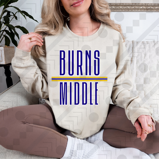 Burns Middle Stripes