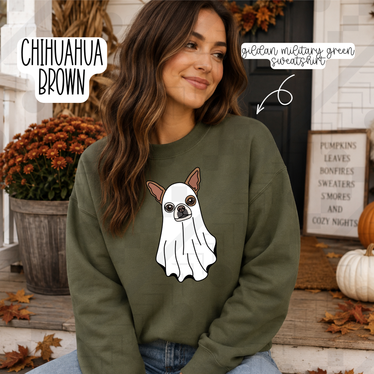 Ghost Dog Breeds (Tee, Sweatshirt, or Long-Sleeve)
