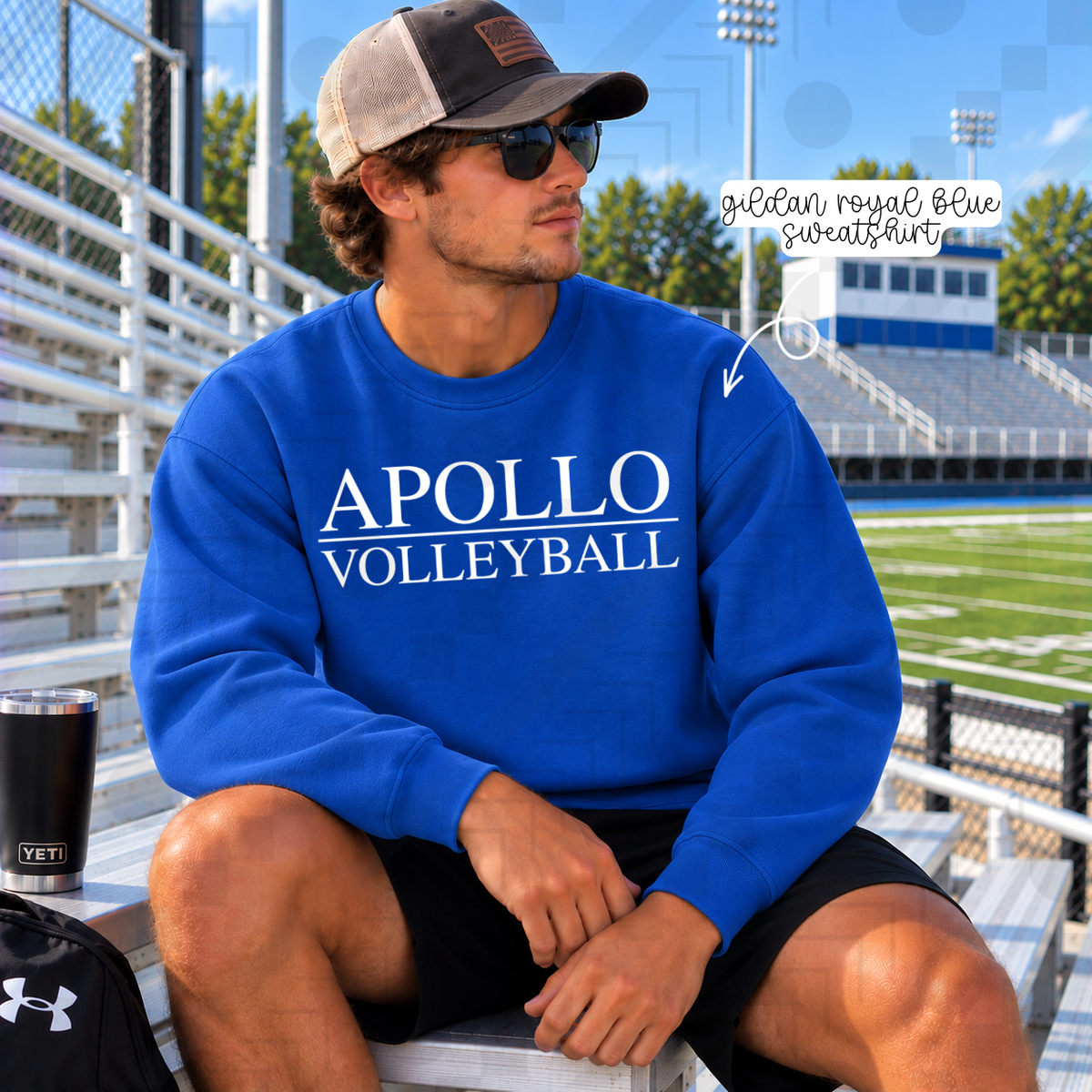 Simple School Sports (Tee, Sweatshirt, or Long-Sleeve)