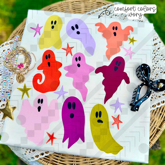 Warm Tone Ghost Collage (Tee, Sweatshirt, or Long-Sleeve)
