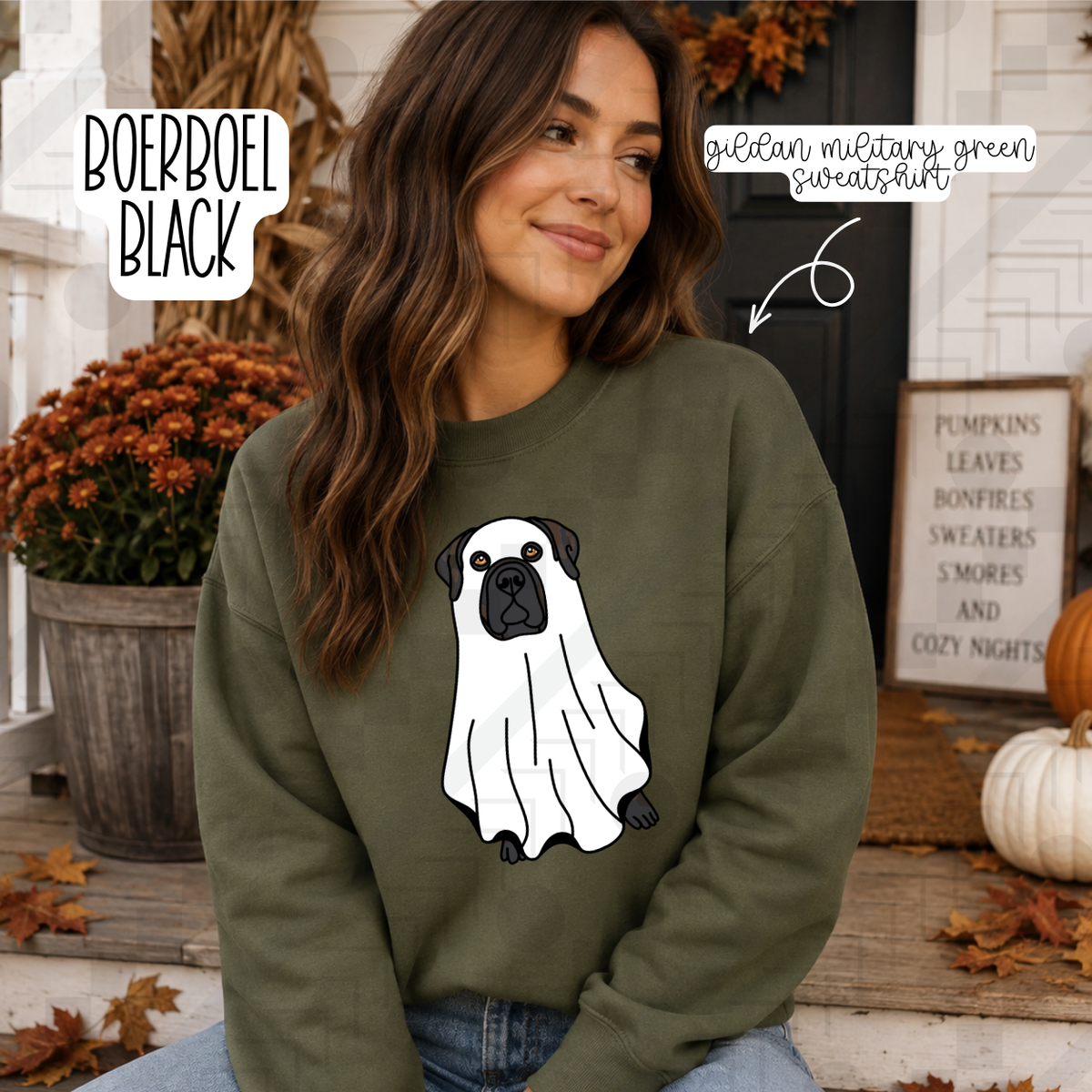 Ghost Dog Breeds (Tee, Sweatshirt, or Long-Sleeve)