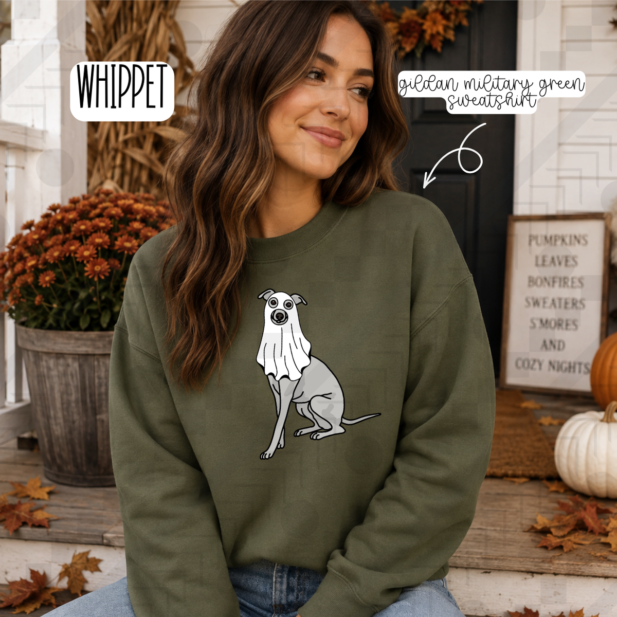 Ghost Dog Breeds (Tee, Sweatshirt, or Long-Sleeve)